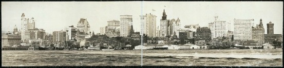 1900 New York City Skyline